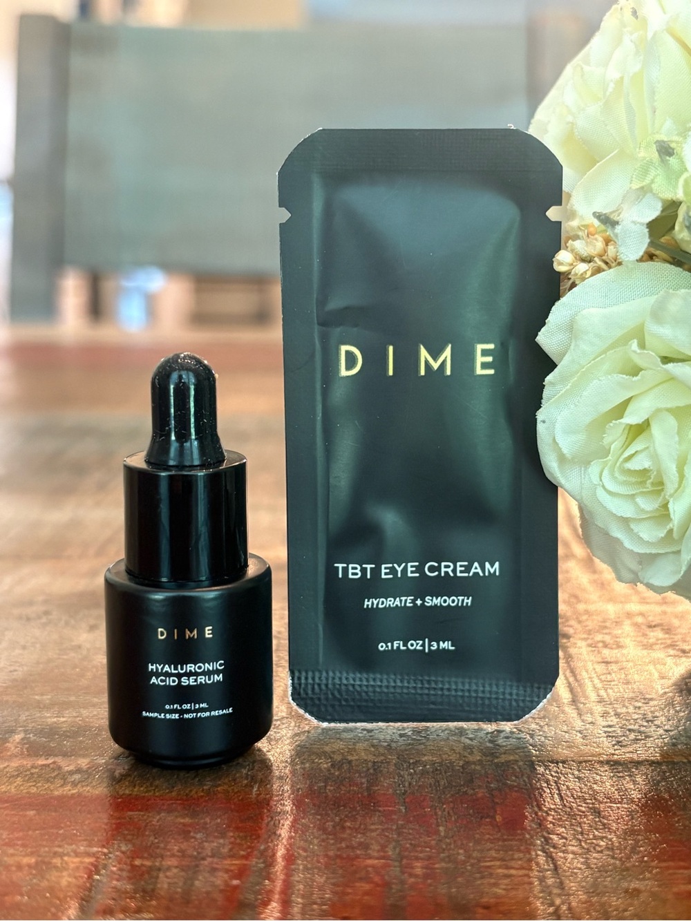 NEW Dime HYALURONIC ACID SERUM Mini + **BONUS** TBT Eye Cream Sample!